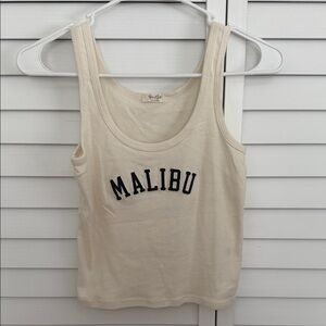 Brandy Melville Cream Malibu Tank Top
